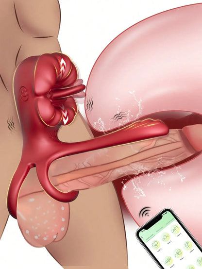 💥2025 KissMaster, Silicone Waterproof Couples Vibrator