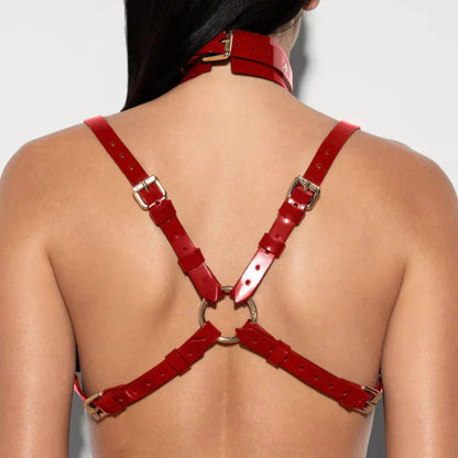 Gothyx® Charlene Patent Leather Lingerie Set
