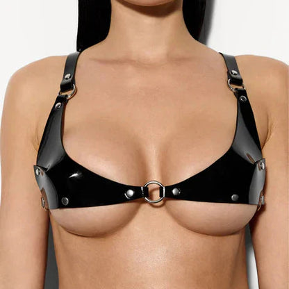Gothyx® Charlene Patent Leather Lingerie Set