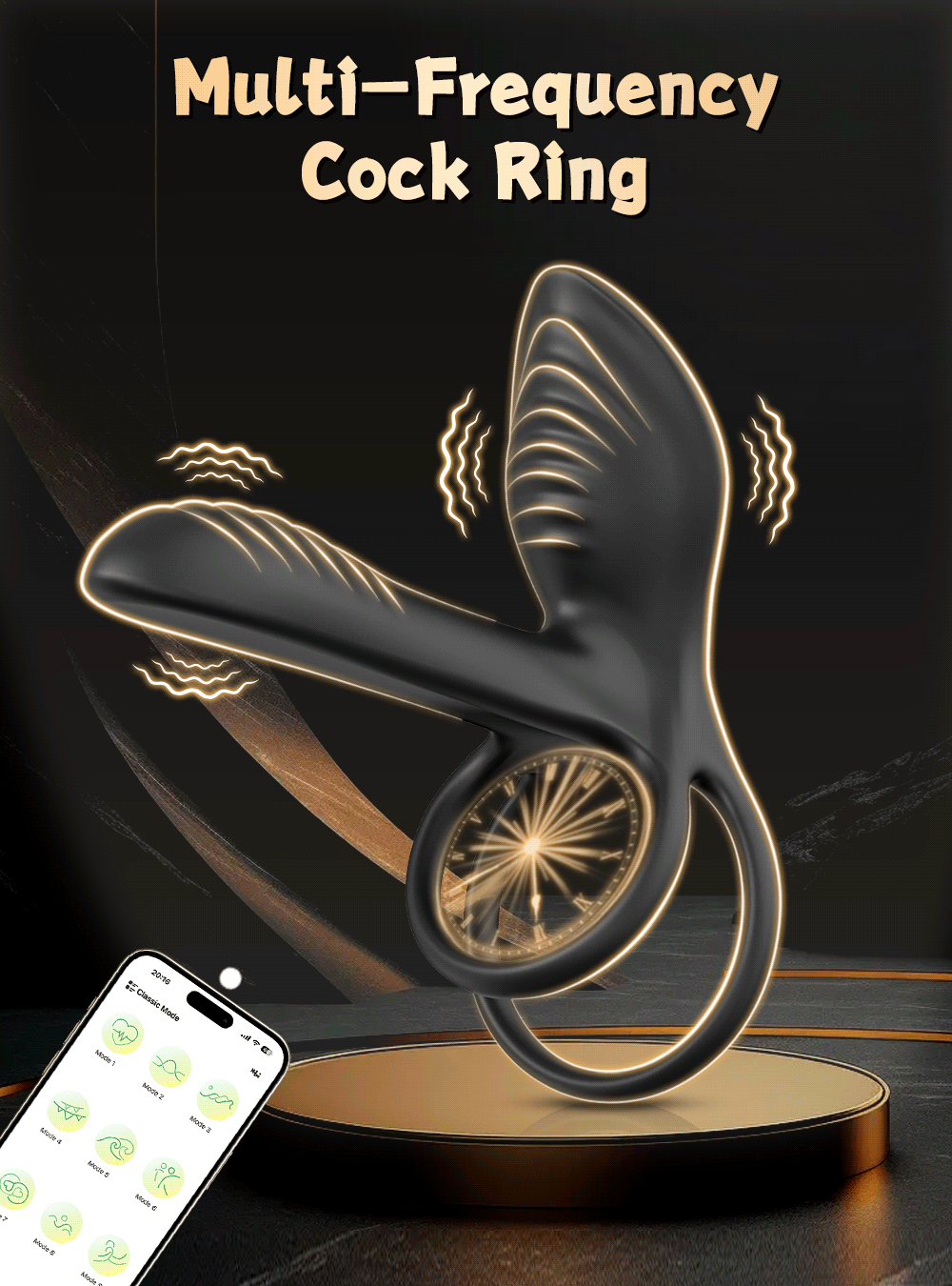 💥2025 Exclusive Deal - 75% OFF🔥 PulseWing 2-in-1 Vibrating Cock Ring