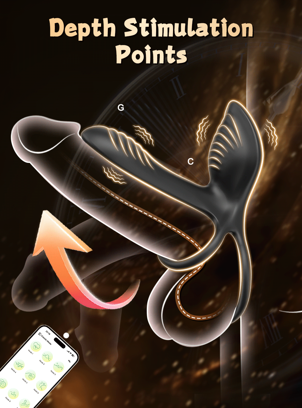💥2025 Exclusive Deal - 75% OFF🔥 PulseWing 2-in-1 Vibrating Cock Ring