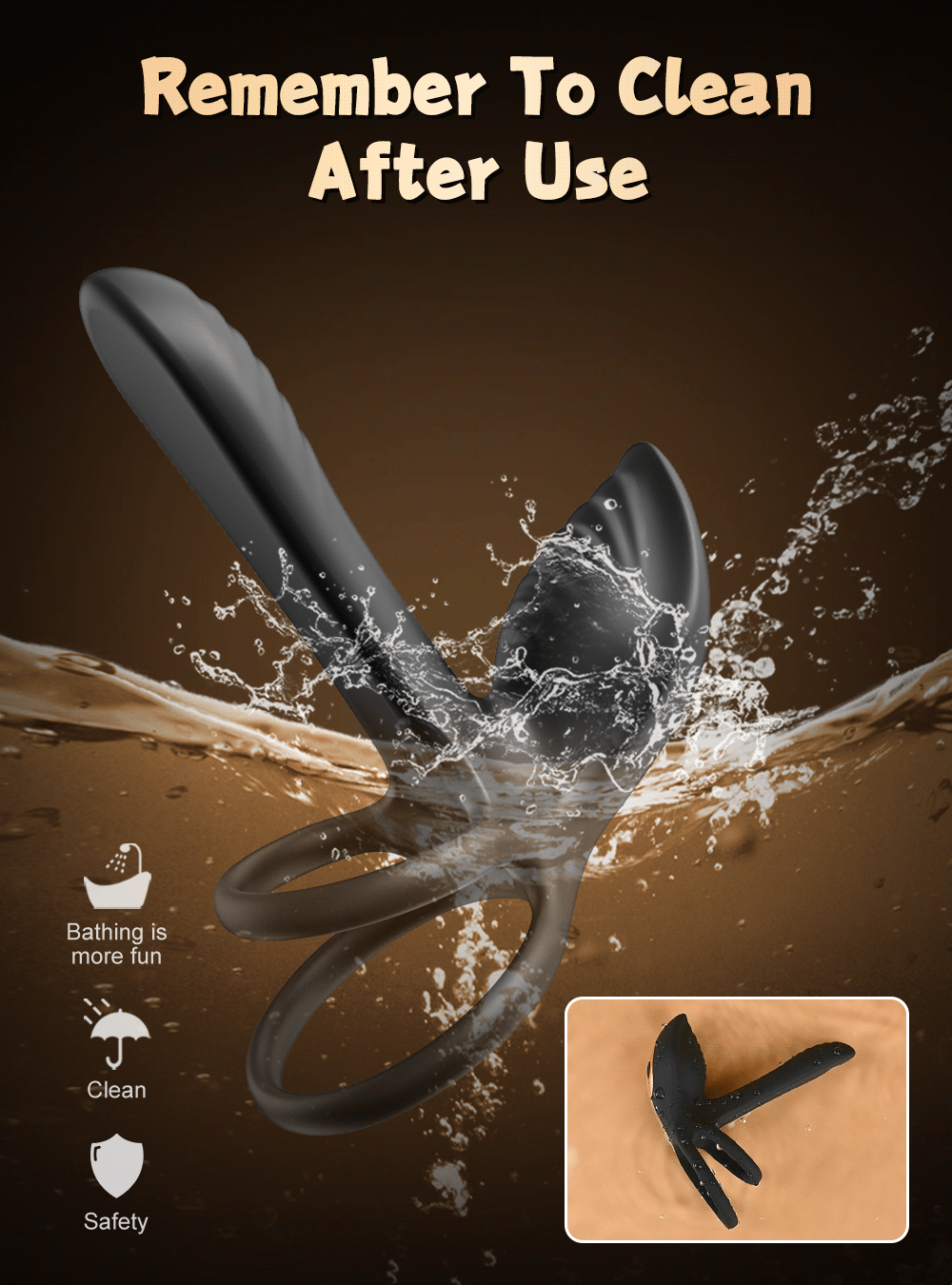 💥2025 Exclusive Deal - 75% OFF🔥 PulseWing 2-in-1 Vibrating Cock Ring