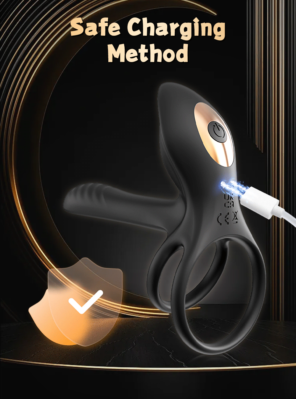 💥2025 Exclusive Deal - 75% OFF🔥 PulseWing 2-in-1 Vibrating Cock Ring
