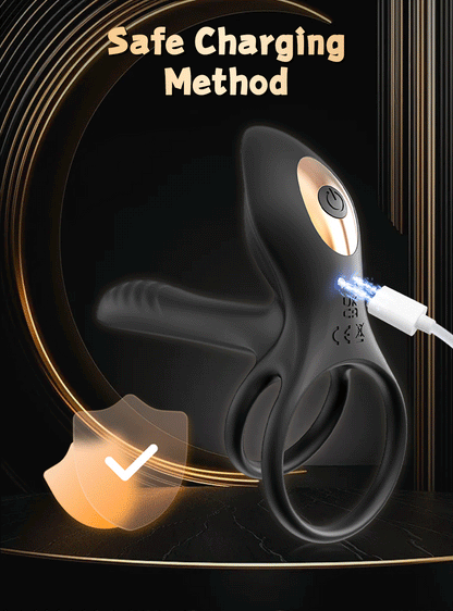 💥2025 Exclusive Deal - 75% OFF🔥 PulseWing 2-in-1 Vibrating Cock Ring
