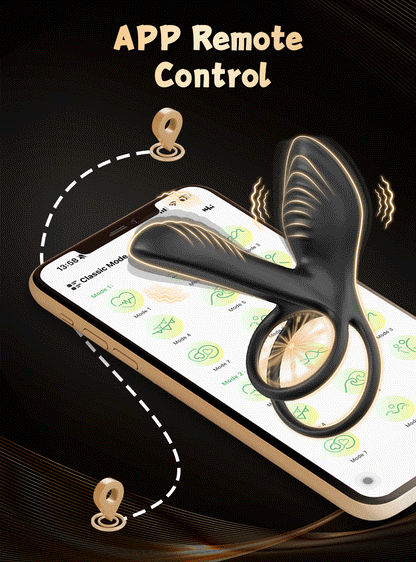 💥2025 Exclusive Deal - 75% OFF🔥 PulseWing 2-in-1 Vibrating Cock Ring