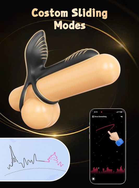 💥2025 Exclusive Deal - 75% OFF🔥 PulseWing 2-in-1 Vibrating Cock Ring