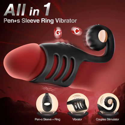 🎁2025 Unique Design Penis Sleeve💥- 👑Seahorse Armor✨