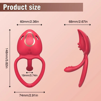 💥 2025 Limited 70% OFF 💦 + CRAVOX 9-Mode Dual Pleasure Ring